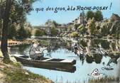 86 Vienne / CPSM FRANCE 86 "La Roche Posay les Bains, reflets sur la Creuse" / PÊCHE