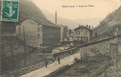/ CPA FRANCE 01 "Tenay, usine du Villars"