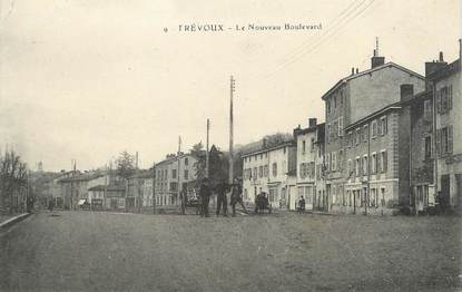 / CPA FRANCE 01 "Trévoux, le nouveau boulevard"