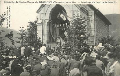 / CPA FRANCE 01 "Chapelle de Notre Dame de Riamont, pélérinage"