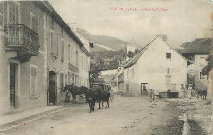 / CPA FRANCE 01 "Vérizieu, place du village"