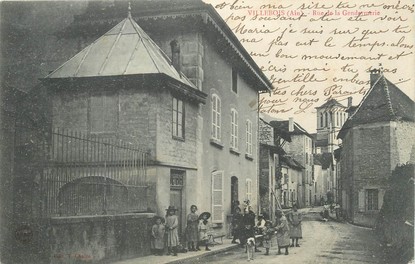 / CPA FRANCE 01 "Villebois, rue de la gendarmerie"