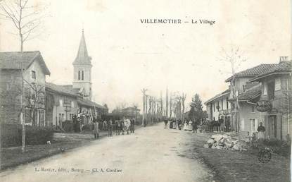 / CPA FRANCE 01 "Villemotier, le village"