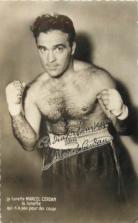 CPSM BOXE / Marcel Cerdan