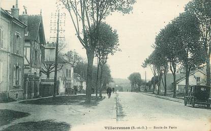 / CPA FRANCE 94 "Villecresnes, route de Paris"