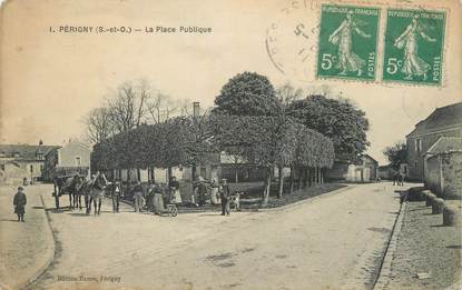 / CPA FRANCE 94 "Périgny, la place publique"