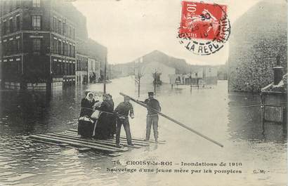 / CPA FRANCE 94 "Choisy Le Roi" / INONDATIONS 1910