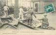 / CPA FRANCE 94 "Choisy Le Roi, accostage des barques" / INONDATIONS 1910