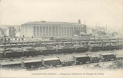 / CPA FRANCE 94 "Charenton Bercy, magasins généraux"