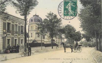 / CPA FRANCE 94 "Champigny, le haut de la côte"