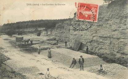 CPA  FRANCE 10 "Thil, les carrières du Gravelet"