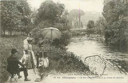 / CPA FRANCE 94 "Champigny, la Marne pittoresque au bras du moulin"