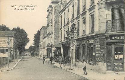 / CPA FRANCE 94 "Champigny, av Carnot"