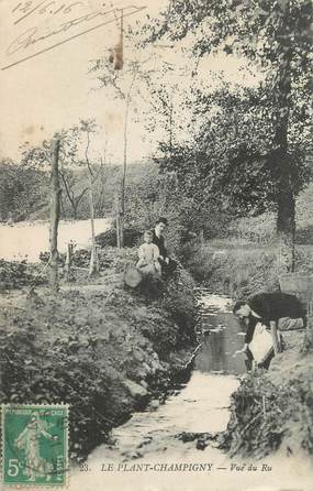 / CPA FRANCE 94 "Plant Champigny, vue du Ru"