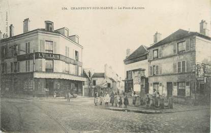 / CPA FRANCE 94 "Champigny sur Marne, la place d'Armes"