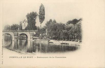 / CPA FRANCE 94 "Joinville le Pont, restaurant de la Chaumière"