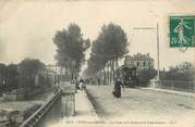 94 Val De Marne / CPA FRANCE 94 "Ivry sur Seine, le pont et le bld Sadi Carnot" / TRAMWAY