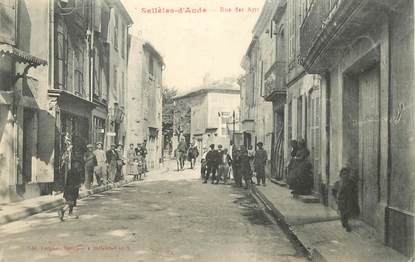 CPA  FRANCE 11 "Sallèles d'Aude, rue des Arts"