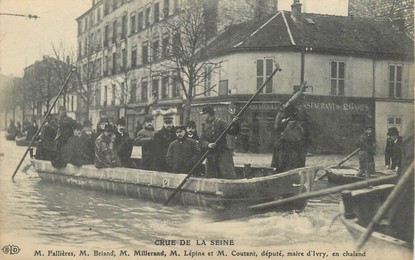 / CPA FRANCE 94 "Ivry" / INONDATIONS