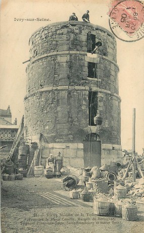 / CPA FRANCE 94 "Ivry sur Seine, vieux moulin de la tour"