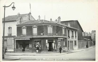 / CARTE PHOTO FRANCE 94 "Ivry, Mirabeau grand Gare"