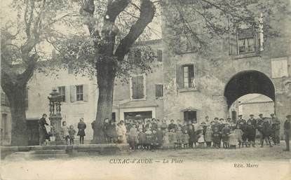 CPA  FRANCE  11 "Cuxac d'Aude, la Place"