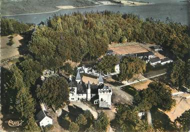 / CPSM FRANCE 87 "Lac de Vassivière, vue aérienne du château"