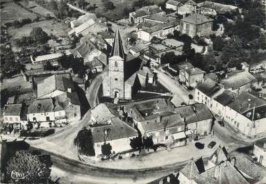 / CPSM FRANCE 88 "Bulgneville, vue aérienne, le centre du pays et l'église"