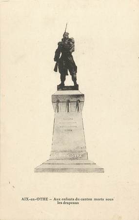 CPA FRANCE 10 "Aix en Othe, monument aux morts"