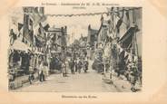 71 SaÔne Et Loire  CPA  FRANCE 71 "Le Creusot, décorations rue des Ecoles, centenaire de M.J.E. Schneider""