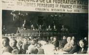 71 SaÔne Et Loire CARTE PHOTO FRANCE 71 "Chalon sur Saône, congrès de la Fédération nationale des Libres Penseurs de France et des colonies, 1936"