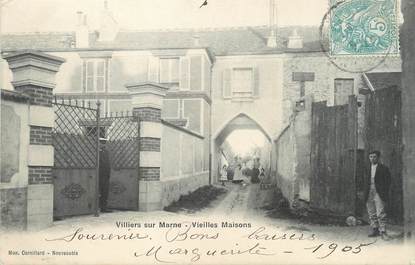 / CPA FRANCE 94 "Villiers sur Marne, vieilles maisons"