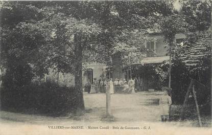 / CPA FRANCE 94 "Villiers sur Marne, maison condé Bois de Gaumont"