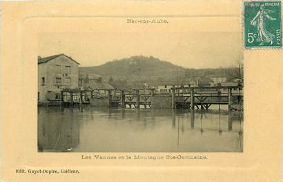 CPA FRANCE 10 "Bar sur Aube, les Vannes et la Montagne Sainte Germaine"