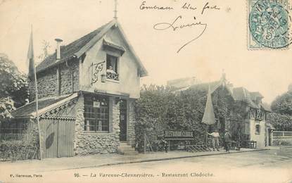 / CPA FRANCE 94 "La Varenne Chennevières, restaurant Clodoche"