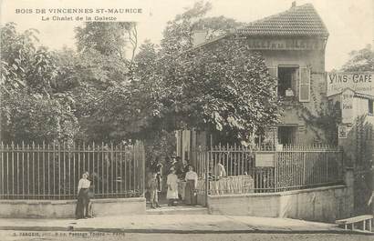 / CPA FRANCE 94 "Bois de Vincennes Saint Maurice, le chalet de la Galette"