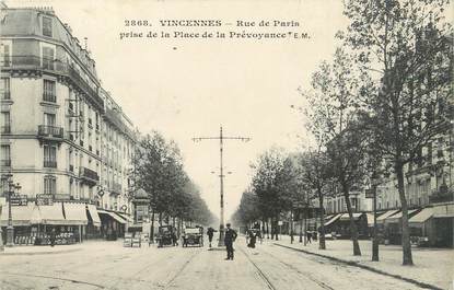 / CPA FRANCE 94 "Vincennes, rue de Paris"