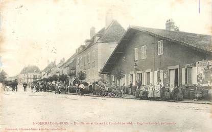 CPA FRANCE 71 "Saint Germain du Bois, Distillerie et caves H. Caucal Lavrand"