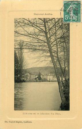 CPA FRANCE 10 "Bar sur Aube, l'Aube et le Moulin du Bas"