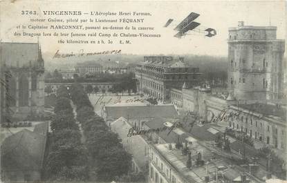 / CPA FRANCE 94 "Vincennes, l'aéroplane Henri Farman" / AVIATION