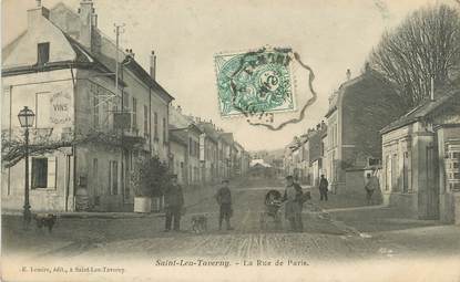 / CPA FRANCE 95 "Saint Leu Taverny, la rue de Paris"