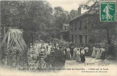 / CPA FRANCE 95 "Saint Leu, hôtel restaurant café de l'Eauriette"