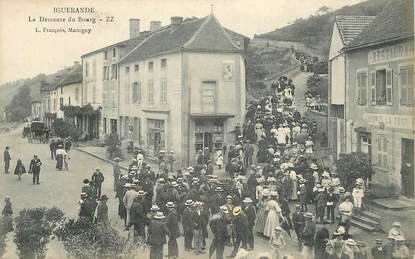 CPA FRANCE 71 "Iguerande, la descente du Bourg"