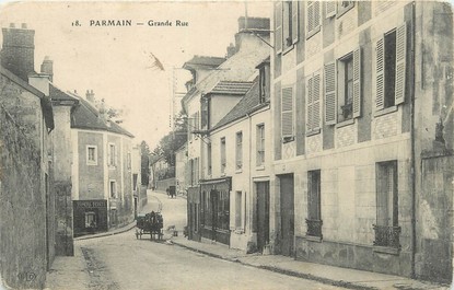 / CPA FRANCE 95 "Parmain, grande rue"