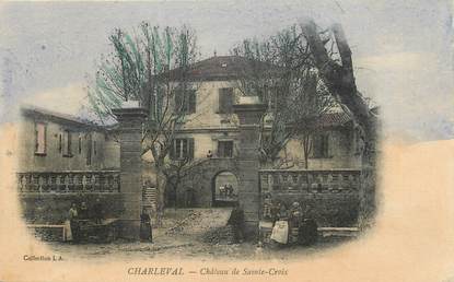 CPA FRANCE 13 "Charleval, chateau de Sainte Croix"