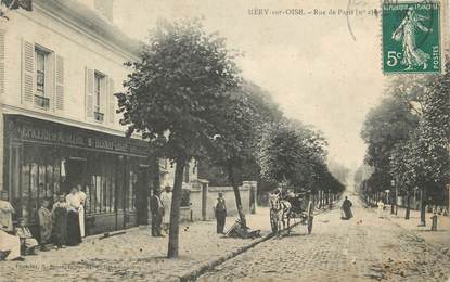 / CPA FRANCE 95 "Méry sur Oise, rue de Paris"