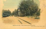 95 Val D'oise / CPA FRANCE 95 "Nesles la Vallée, gare et chemin de fer"