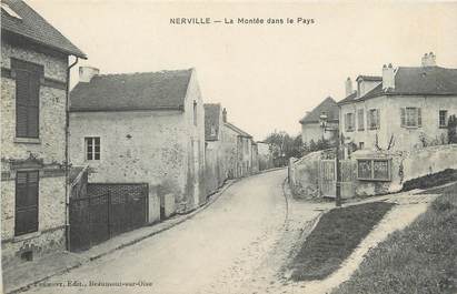 / CPA FRANCE 95 "Nerville, la montée dans le pays"