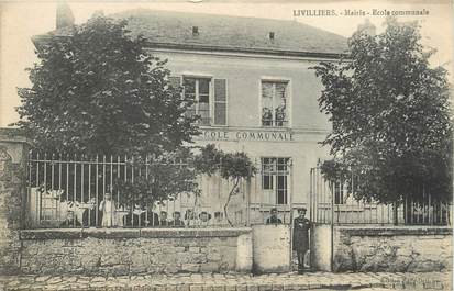 / CPA FRANCE 95 "Livilliers, mairie, école communale"