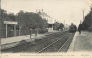 95 Val D'oise / CPA FRANCE 95 "Franconville Plessis Bouchard, la gare"